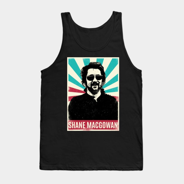 Vintage Retro Shane McGowan Tank Top by Bengkel Band